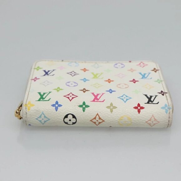 Share LOUIS VUITTON Monogram Multicolor Zippy Coin Purse White - Picture 6 of 16